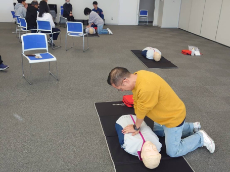 岡山県代協AED講習会に参加しました。